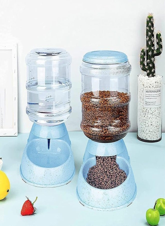 Dino's DINOS Self-Dispensing Gravity Pet Waterer, Small | Automatic Pet Water Dispenser 3.8L Large Capacity Self-Dispensing Gravity Pet Feeder Waterer Cat Dog Feeding Bowl Drinking Water (1Pcs) (Multicolor) - Image 2